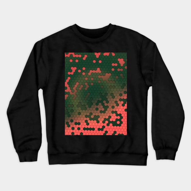 Beehive Pattern 5 Crewneck Sweatshirt by Wavey's